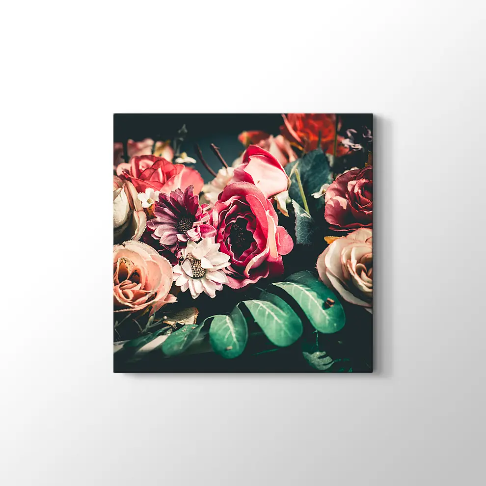 Renkli Demet Kanvas Tablo