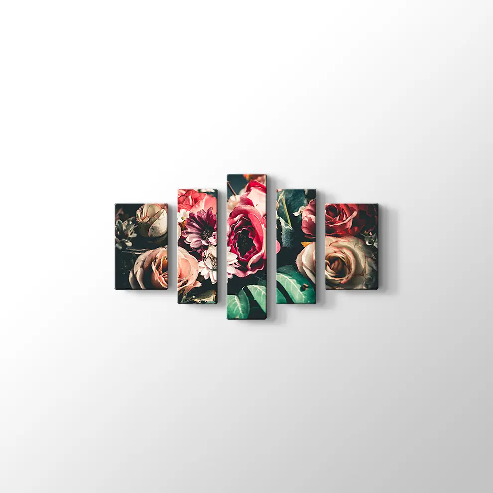 Renkli Demet Kanvas Tablo