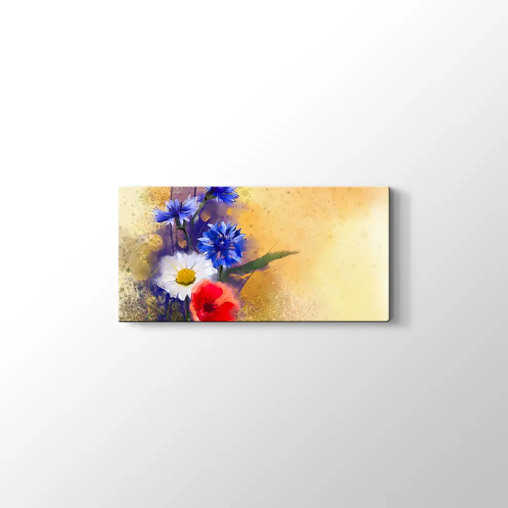 Çiçekler Kanvas Tablo