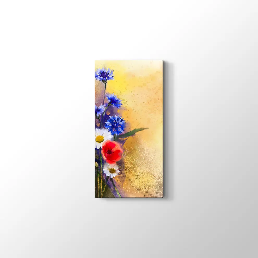 Çiçekler Kanvas Tablo