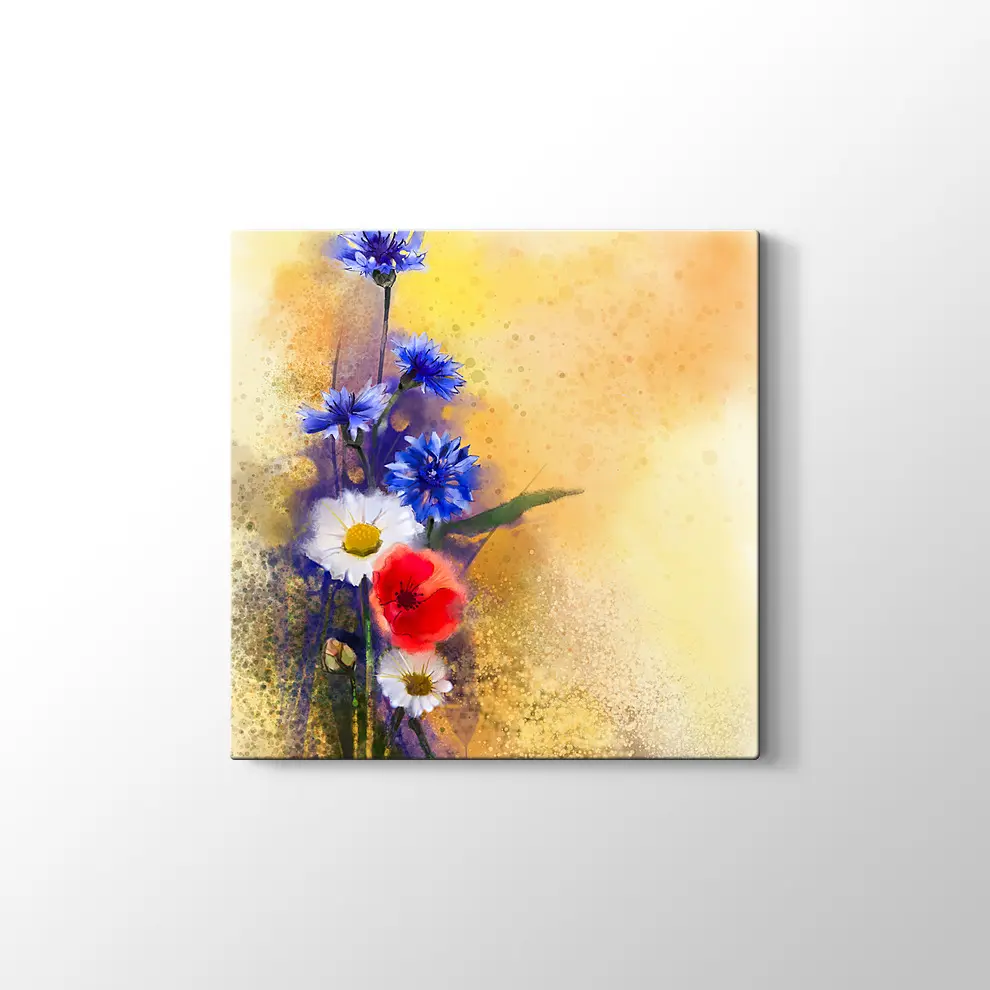 Çiçekler Kanvas Tablo