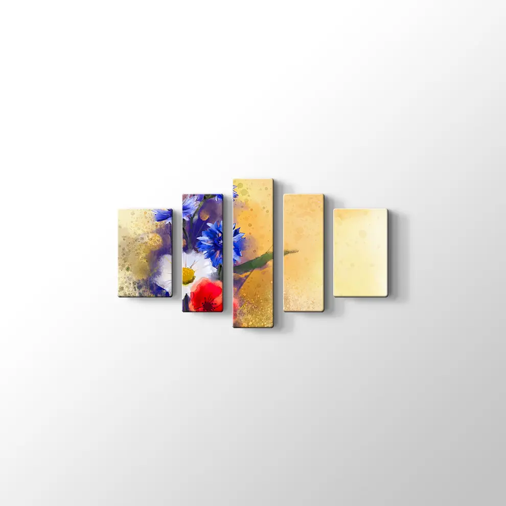 Çiçekler Kanvas Tablo