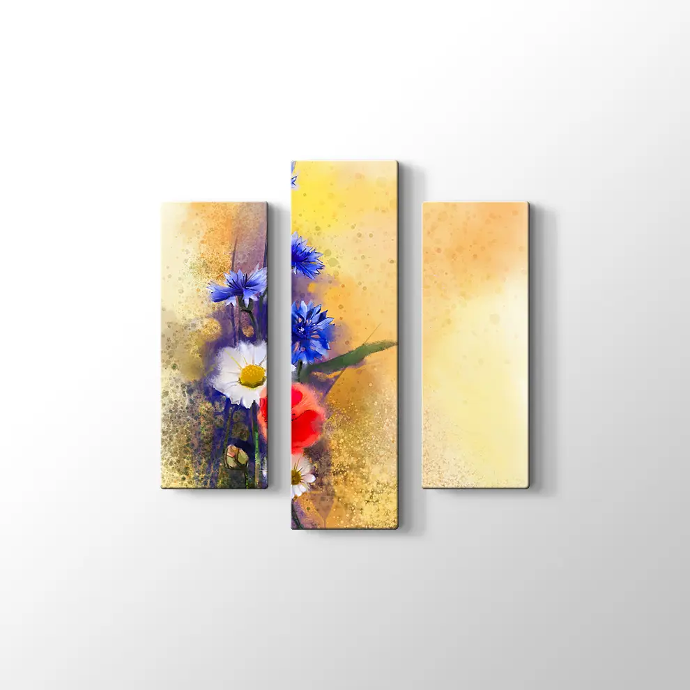 Çiçekler Kanvas Tablo