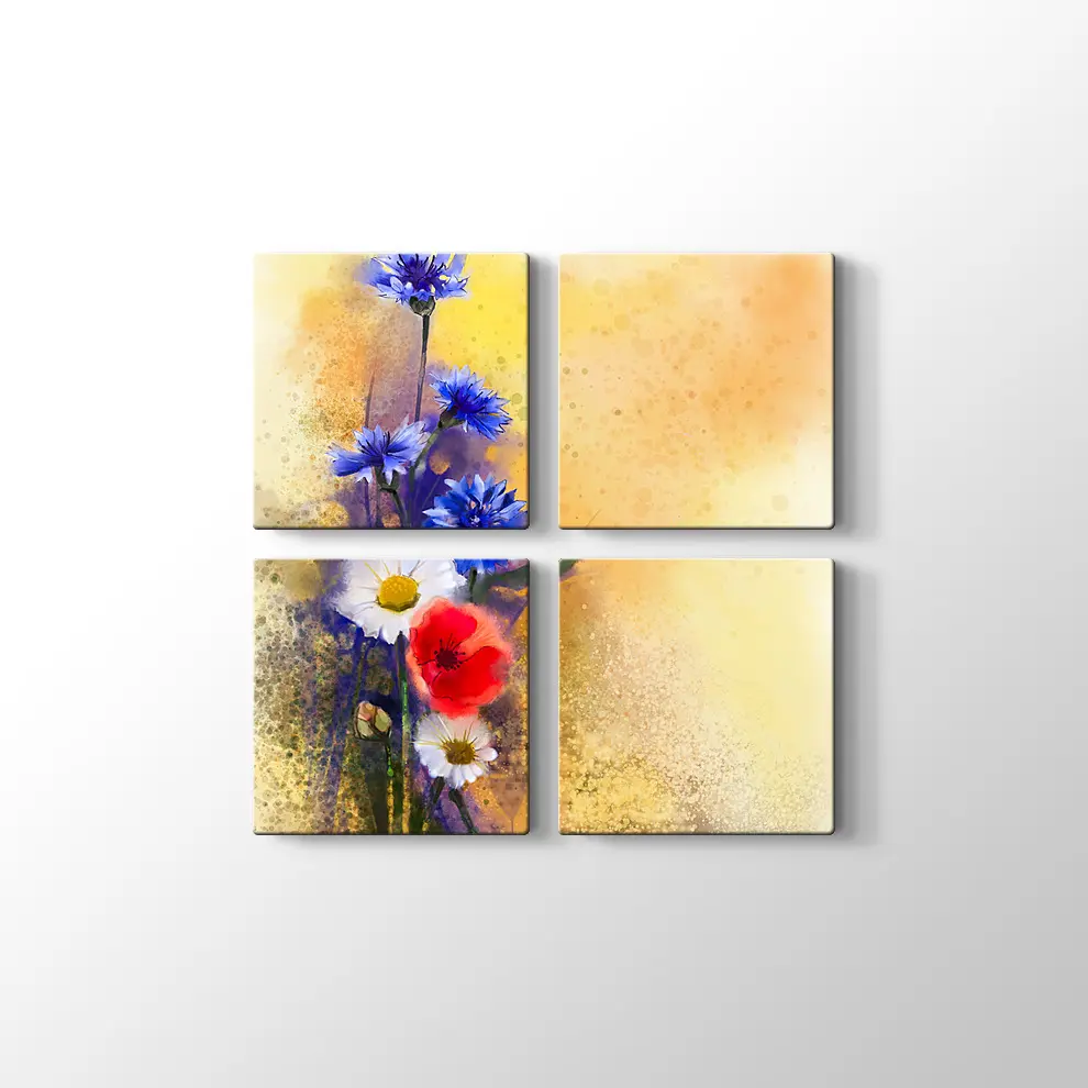 Çiçekler Kanvas Tablo