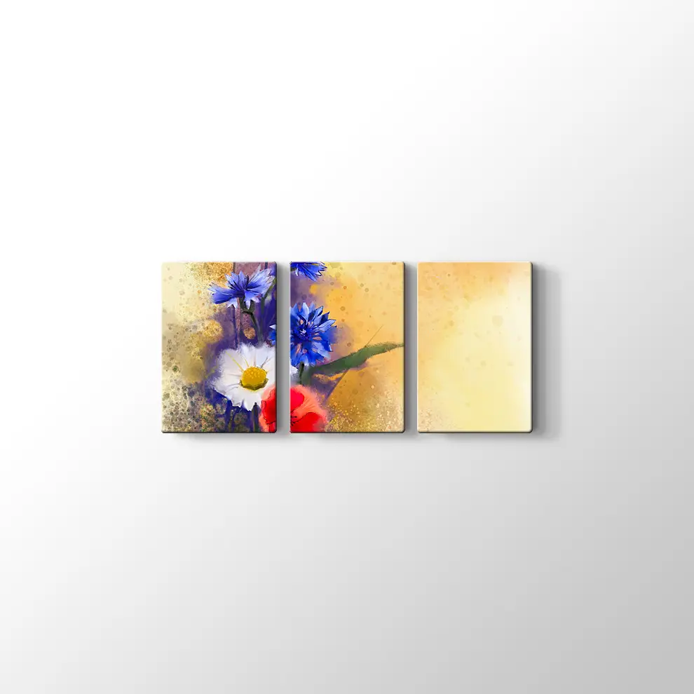Çiçekler Kanvas Tablo