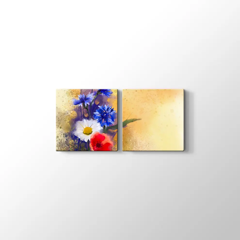 Çiçekler Kanvas Tablo