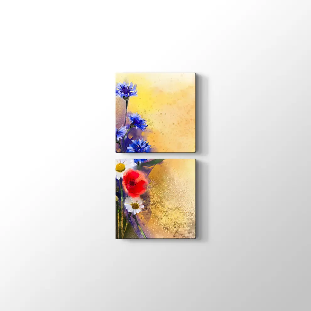Çiçekler Kanvas Tablo