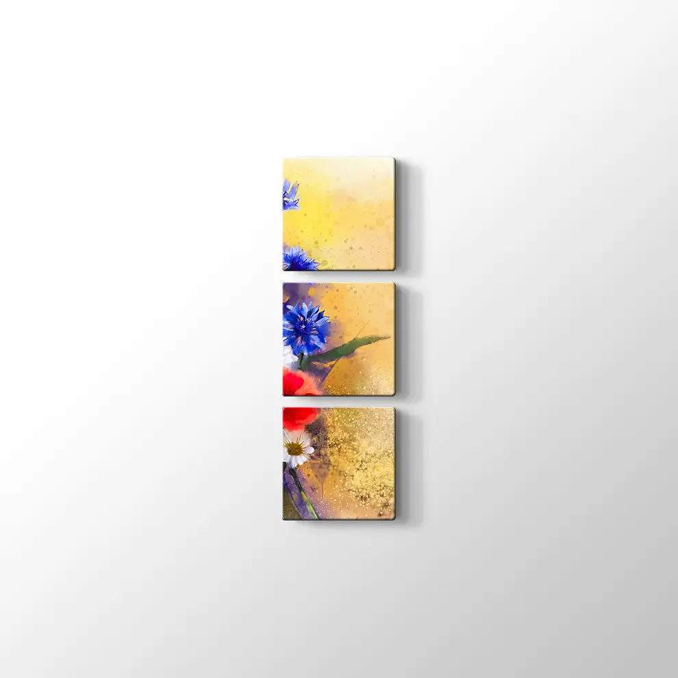 Çiçekler Kanvas Tablo