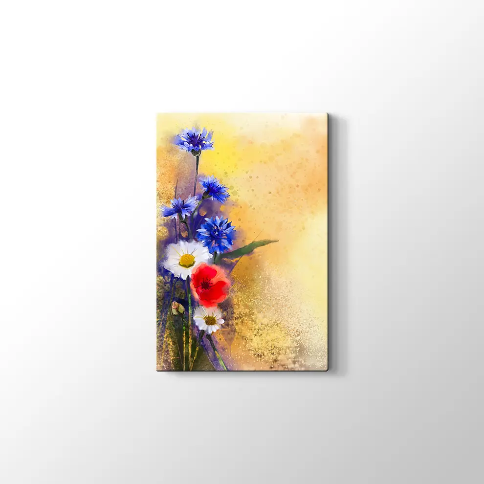 Çiçekler Kanvas Tablo