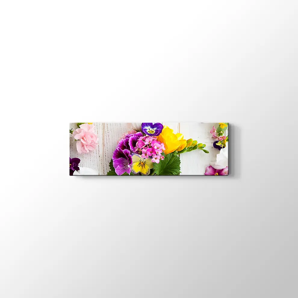 Bir Demet Çiçek Kanvas Tablo