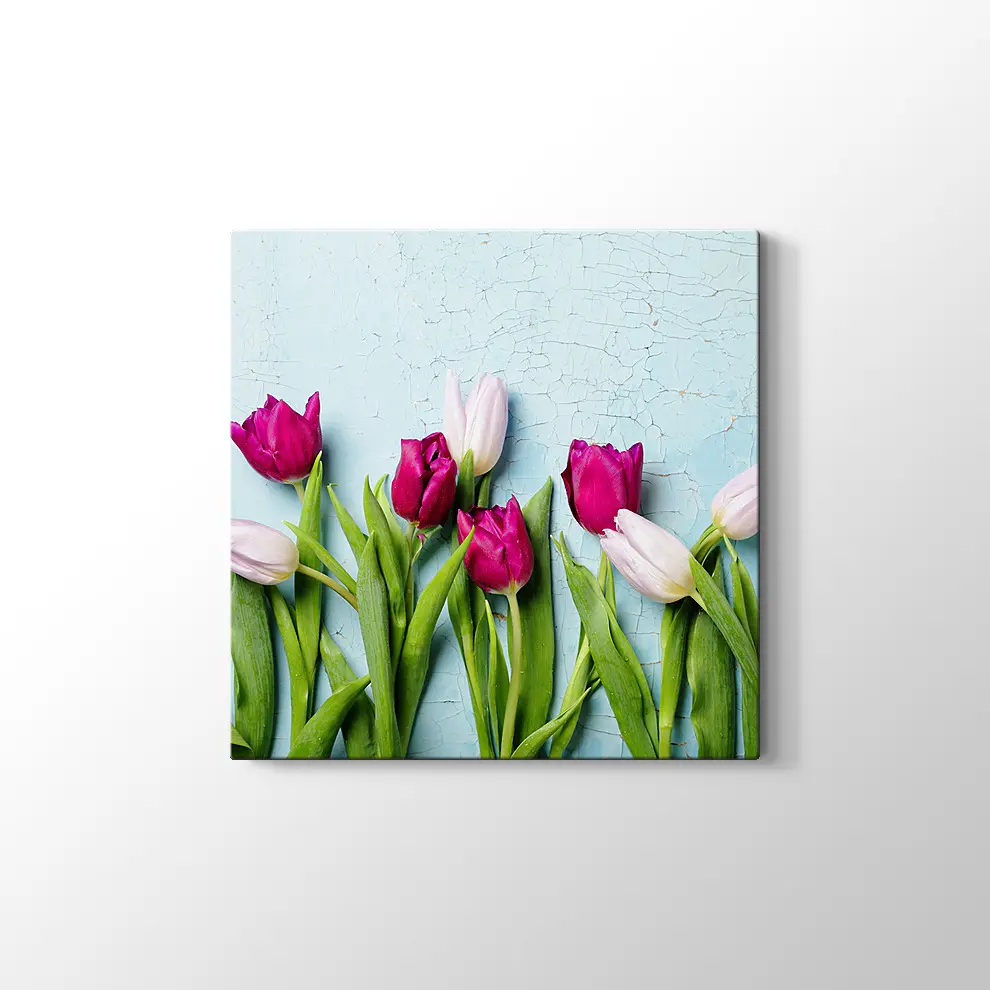 Laleler Kanvas Tablo