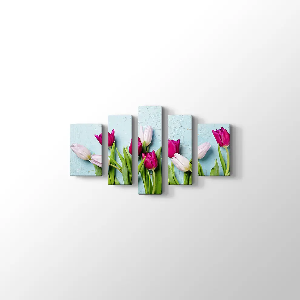 Laleler Kanvas Tablo