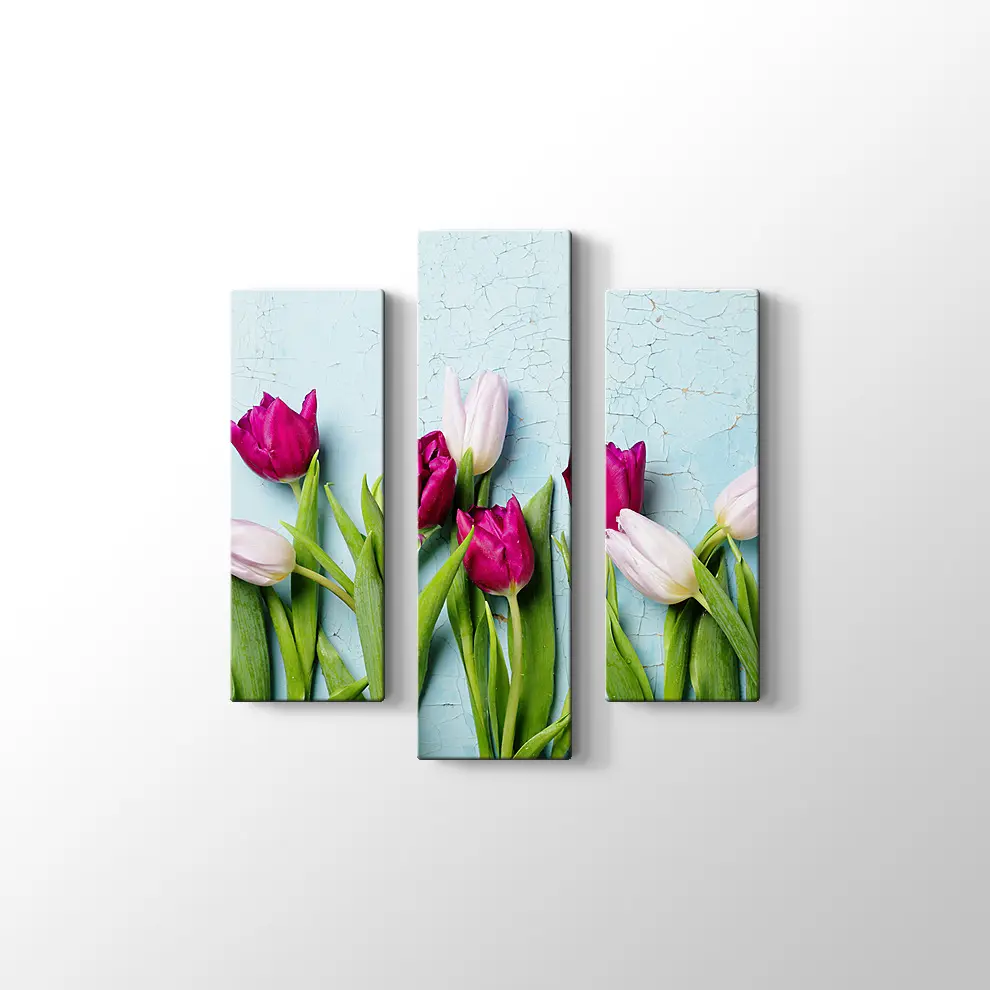 Laleler Kanvas Tablo