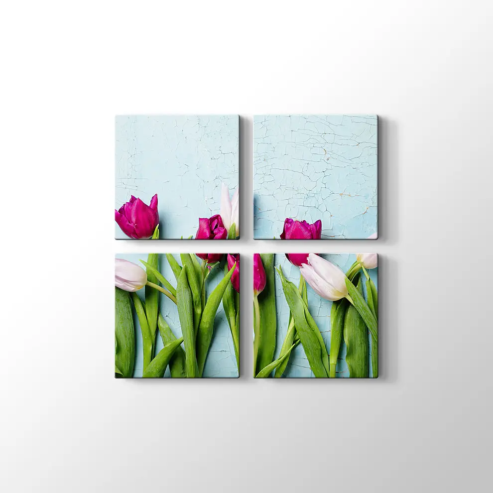 Laleler Kanvas Tablo