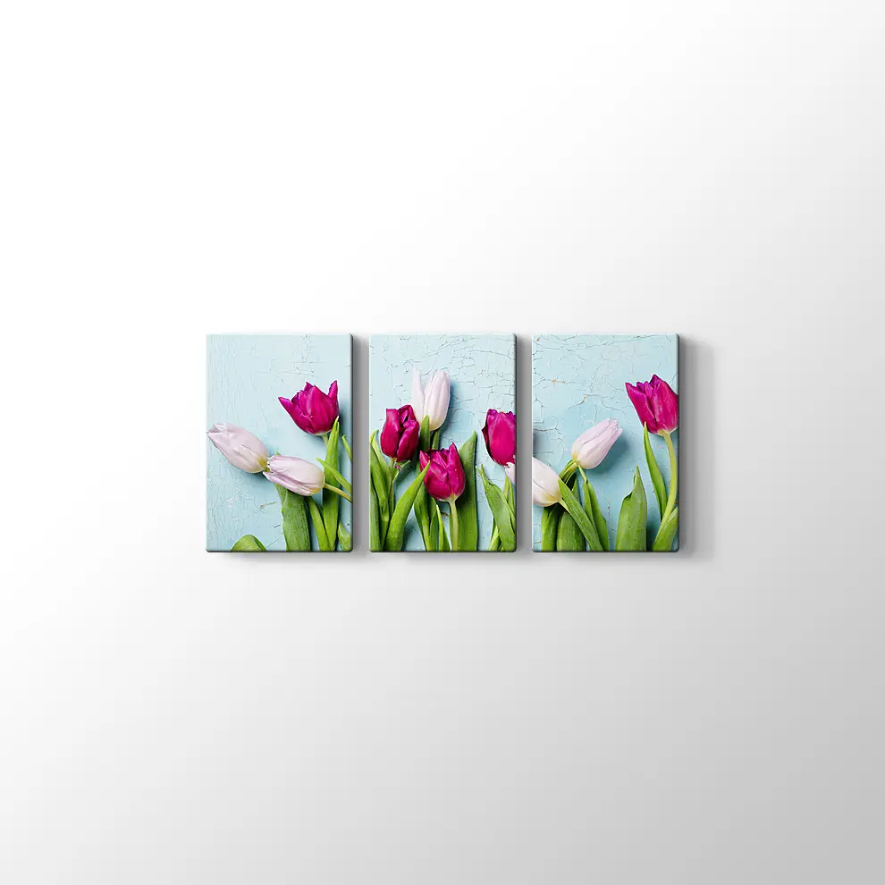 Laleler Kanvas Tablo