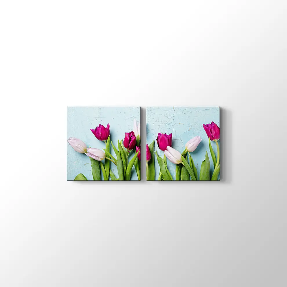 Laleler Kanvas Tablo