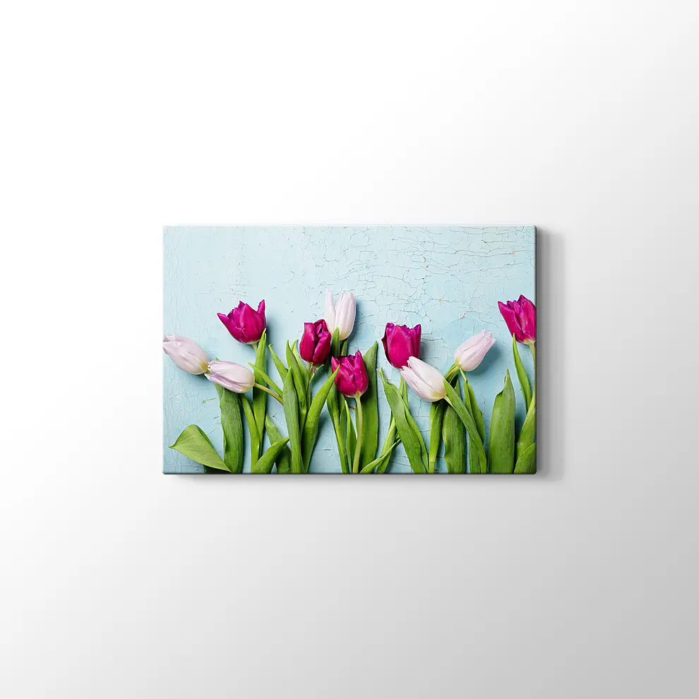 Laleler Kanvas Tablo