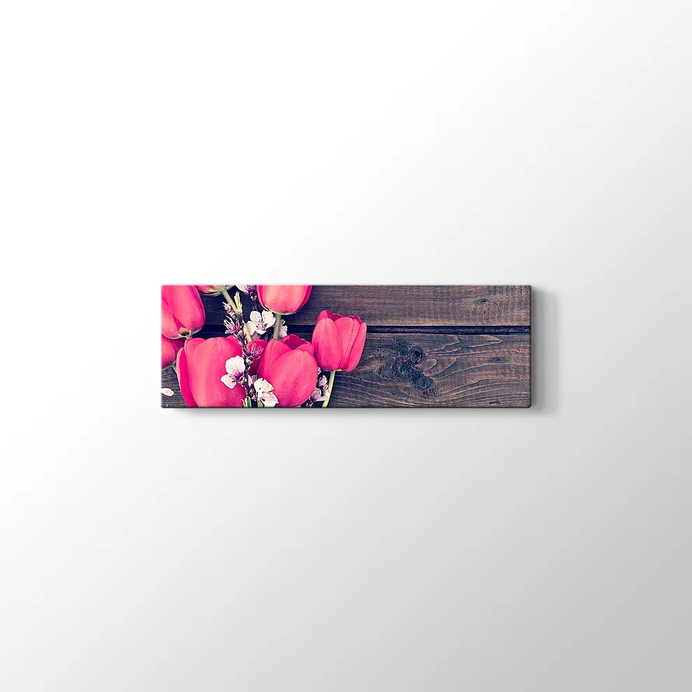 Lale Buketi Kanvas Tablo