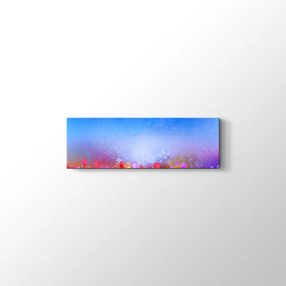 Suluboya Laleler Kanvas Tablo