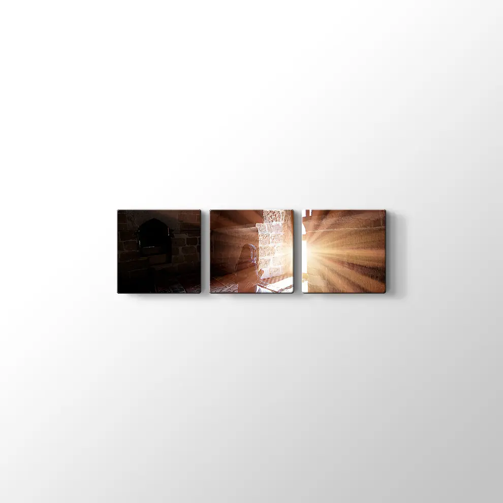 Dua Eden Kadın Kanvas Tablo