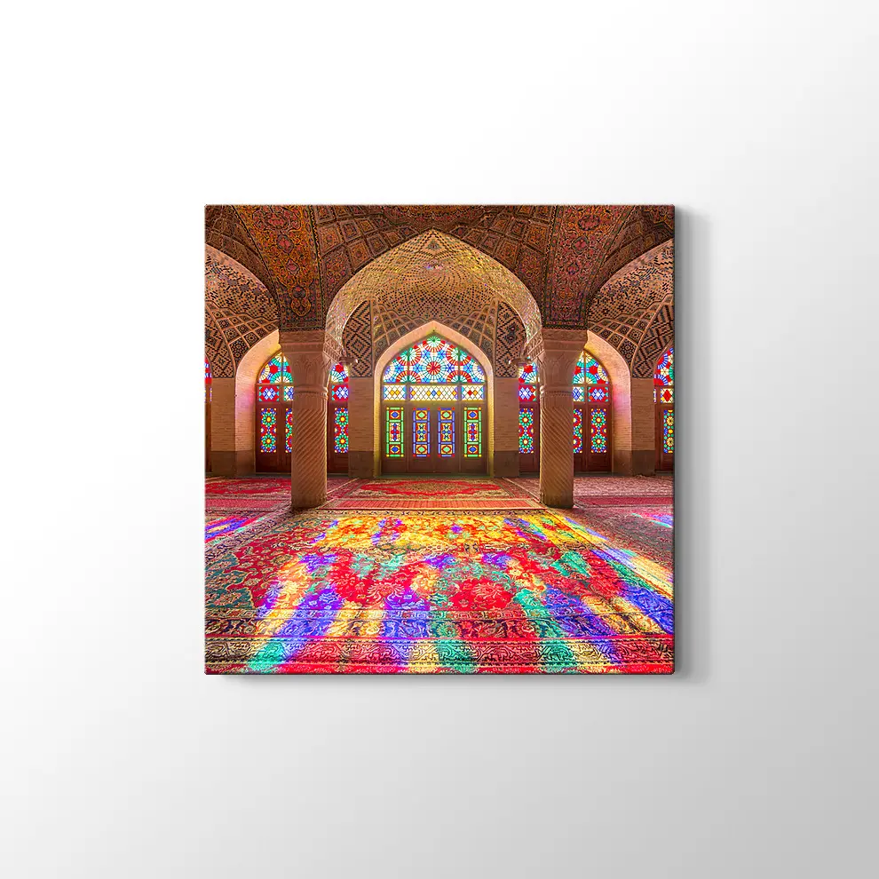 İran Nasir Al-Mulk Camii Kanvas Tablo