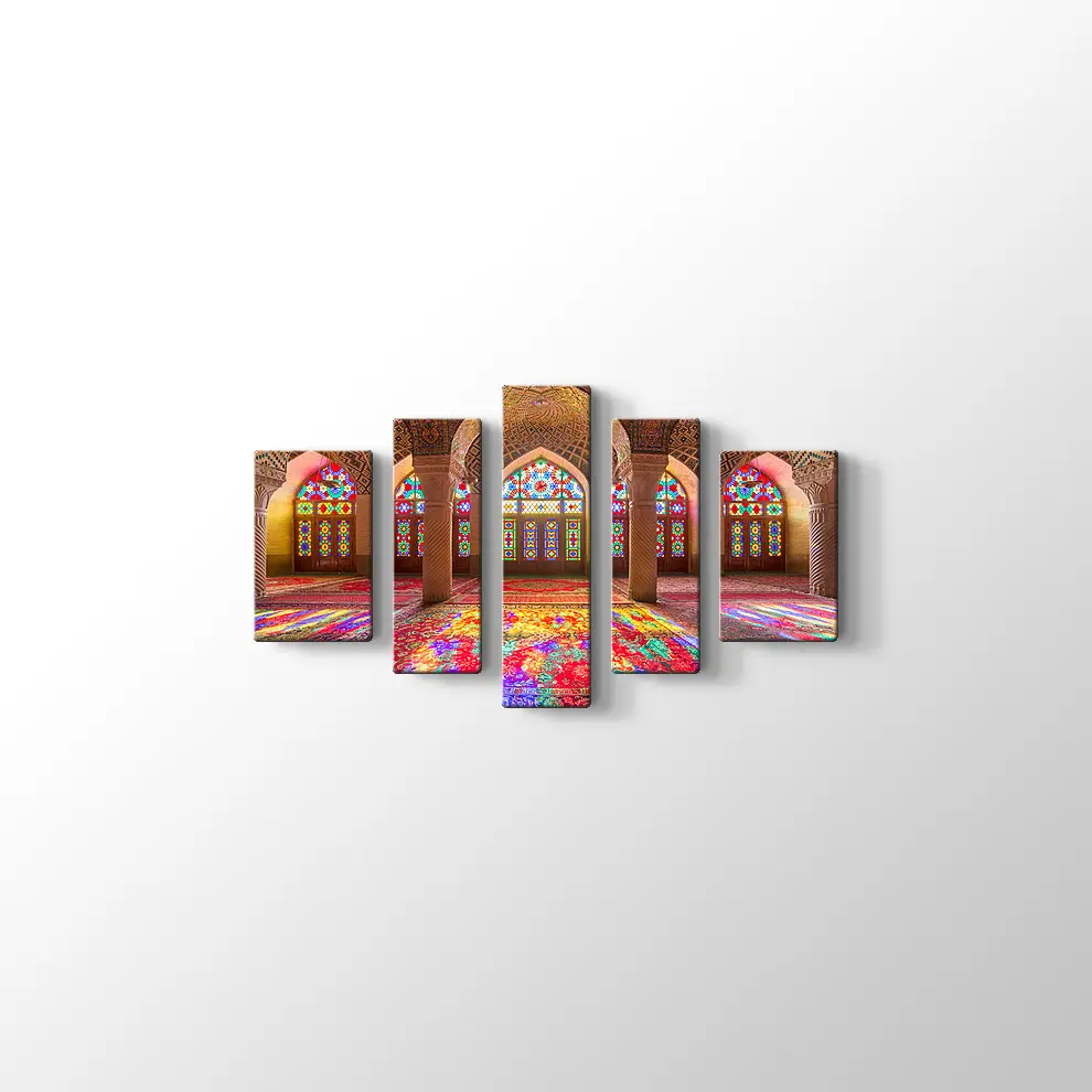 İran Nasir Al-Mulk Camii Kanvas Tablo