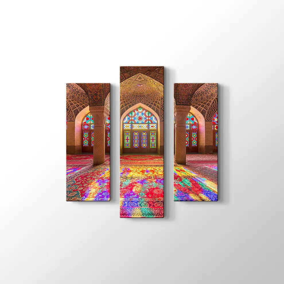 İran Nasir Al-Mulk Camii Kanvas Tablo