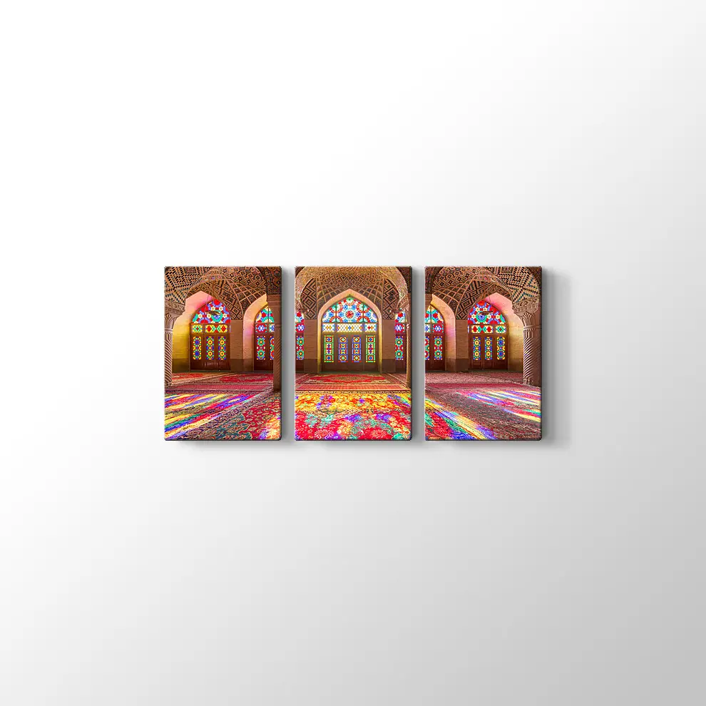 İran Nasir Al-Mulk Camii Kanvas Tablo