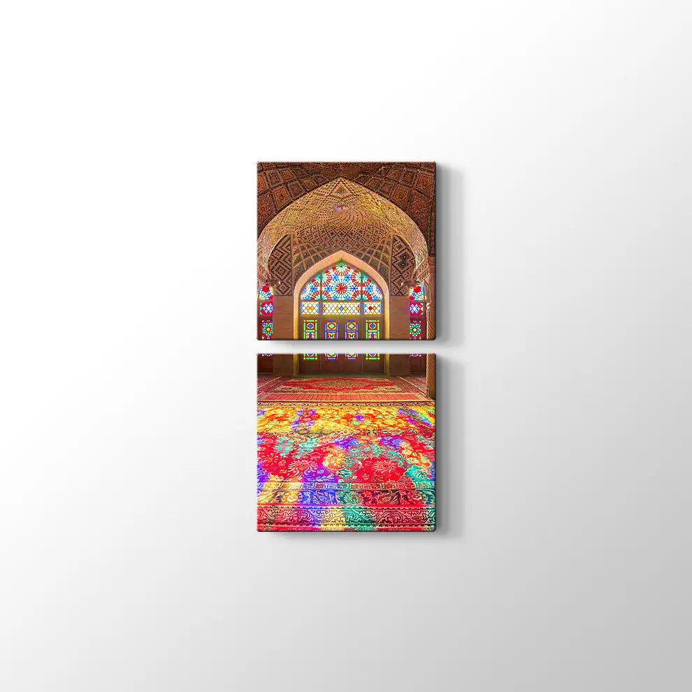 İran Nasir Al-Mulk Camii Kanvas Tablo