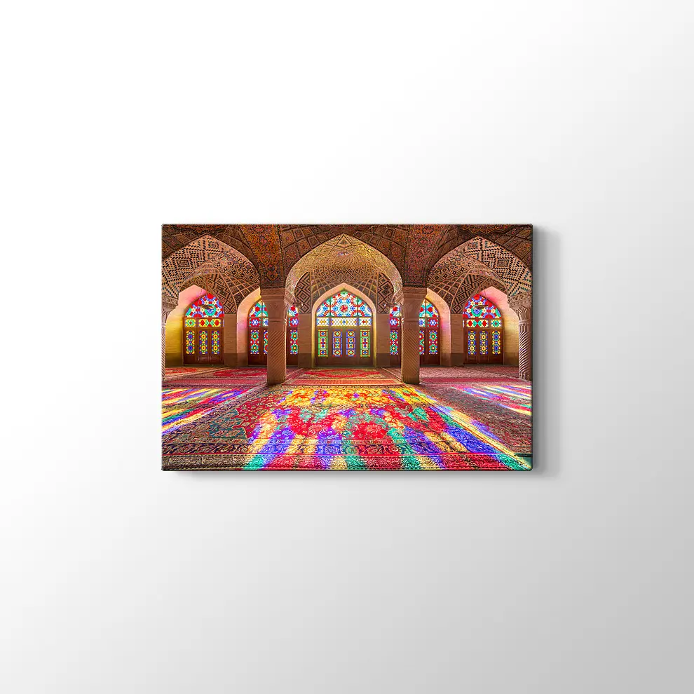İran Nasir Al-Mulk Camii Kanvas Tablo