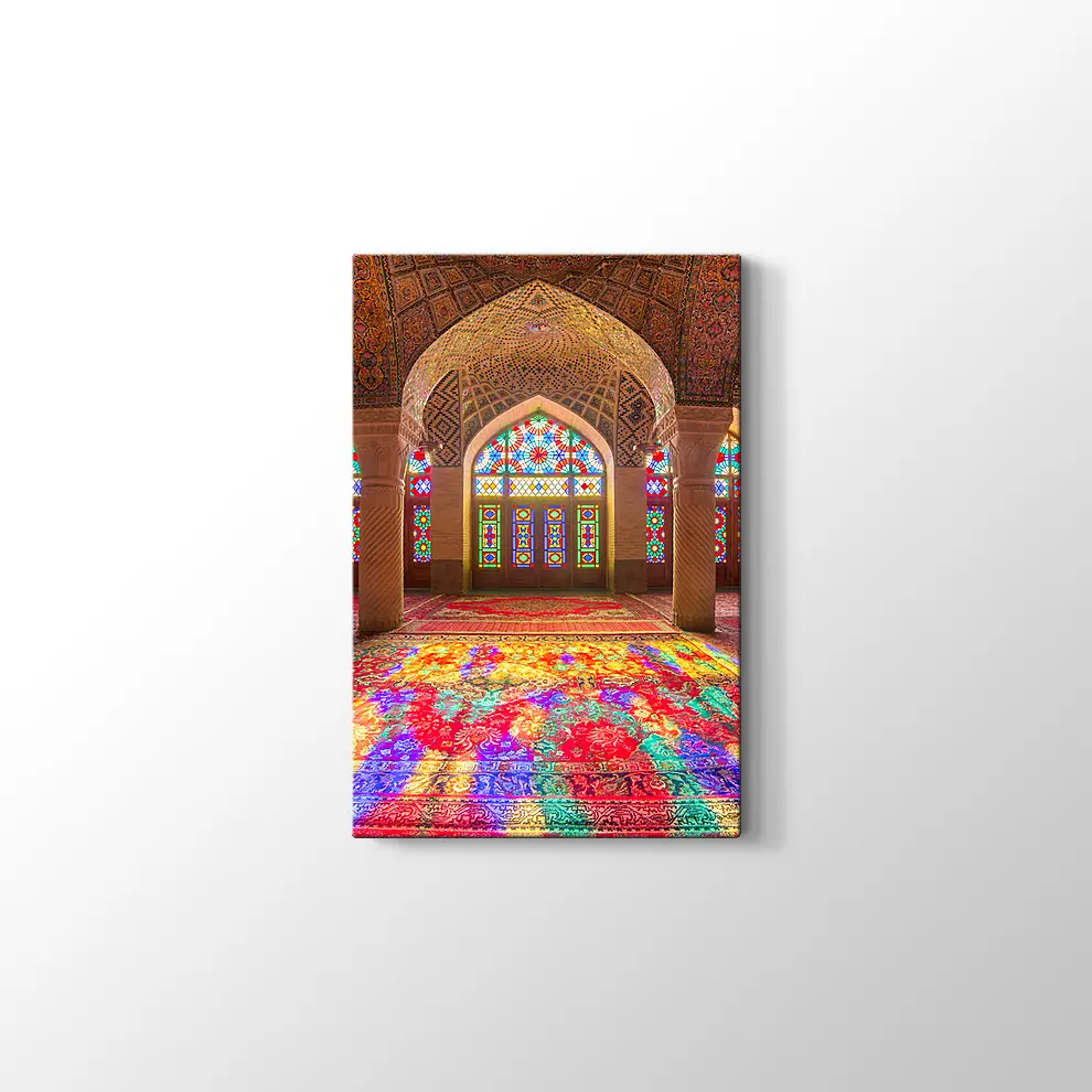 İran Nasir Al-Mulk Camii Kanvas Tablo