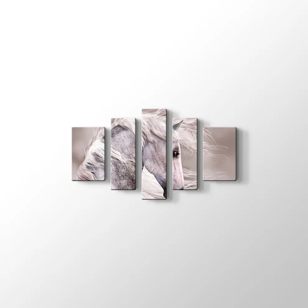 Üzgün At Kanvas Tablo