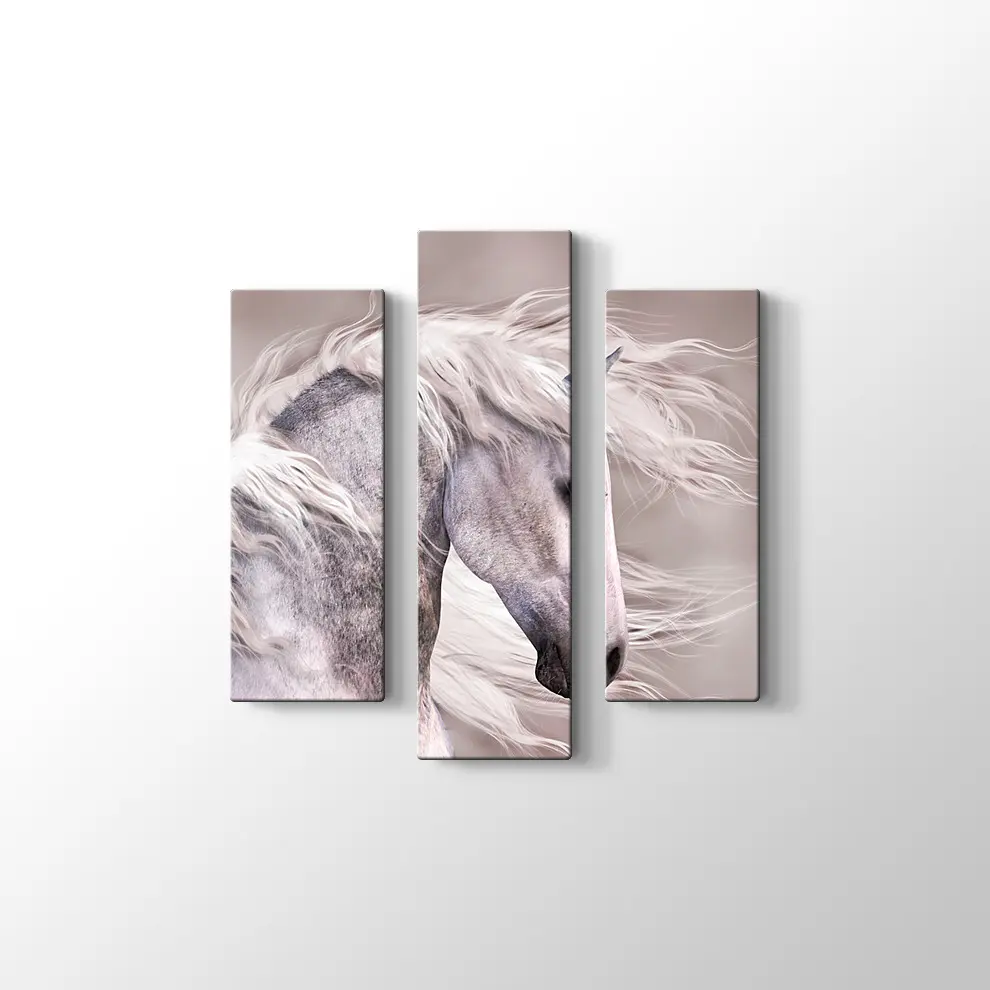 Üzgün At Kanvas Tablo