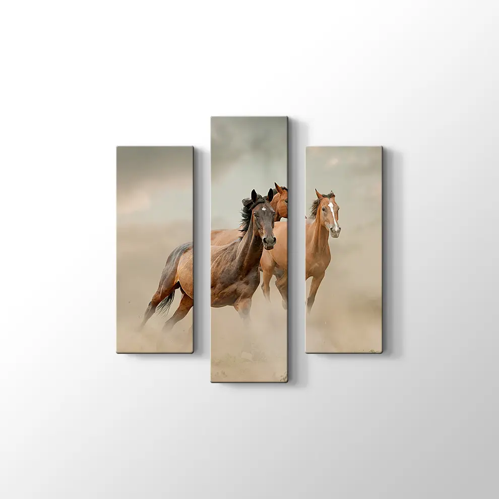 Toz İçinde At Sürüsü