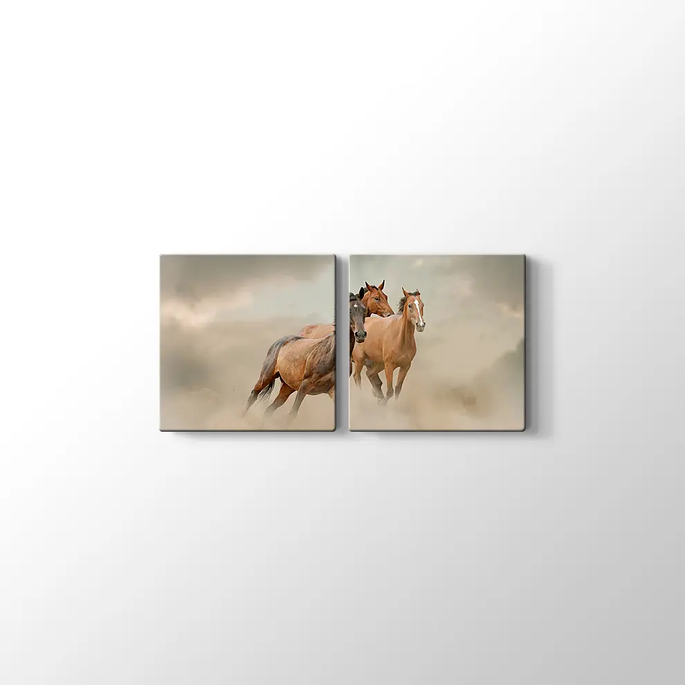 Toz İçinde At Sürüsü