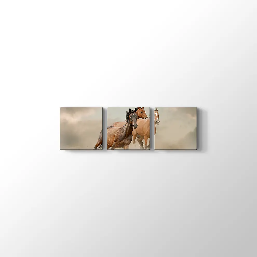 Toz İçinde At Sürüsü