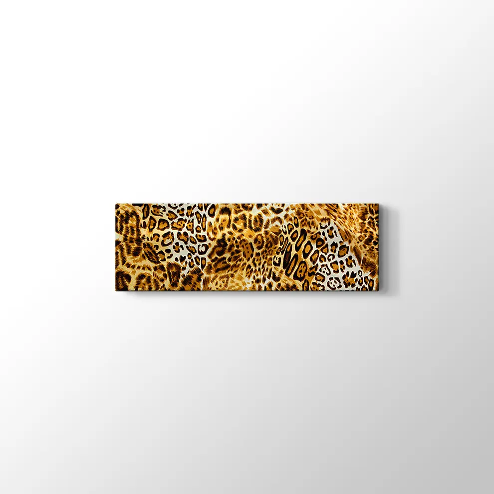 Kaplan Desenleri Kanvas Tablo