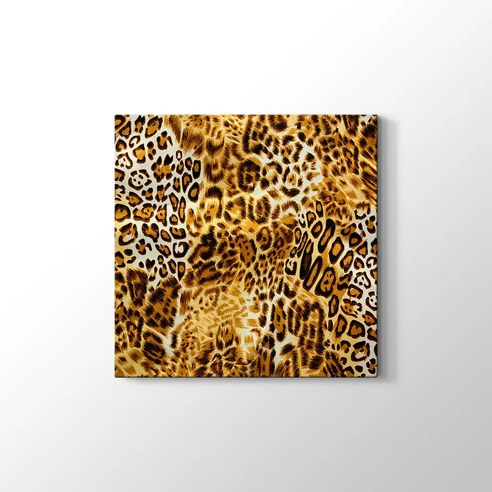 Kaplan Desenleri Kanvas Tablo