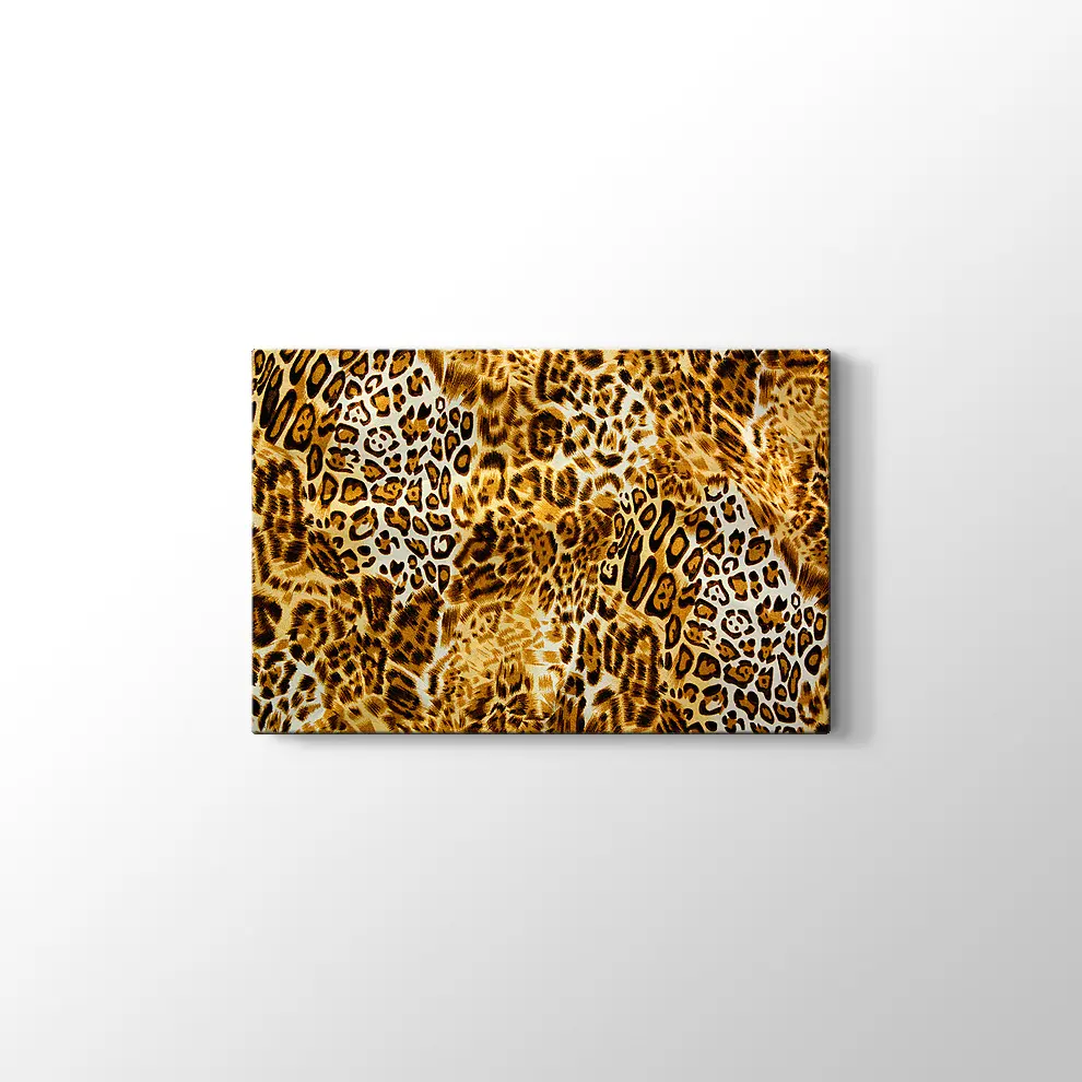 Kaplan Desenleri Kanvas Tablo