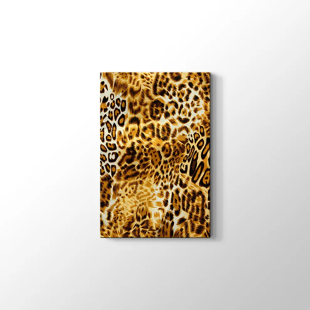 Kaplan Desenleri Kanvas Tablo