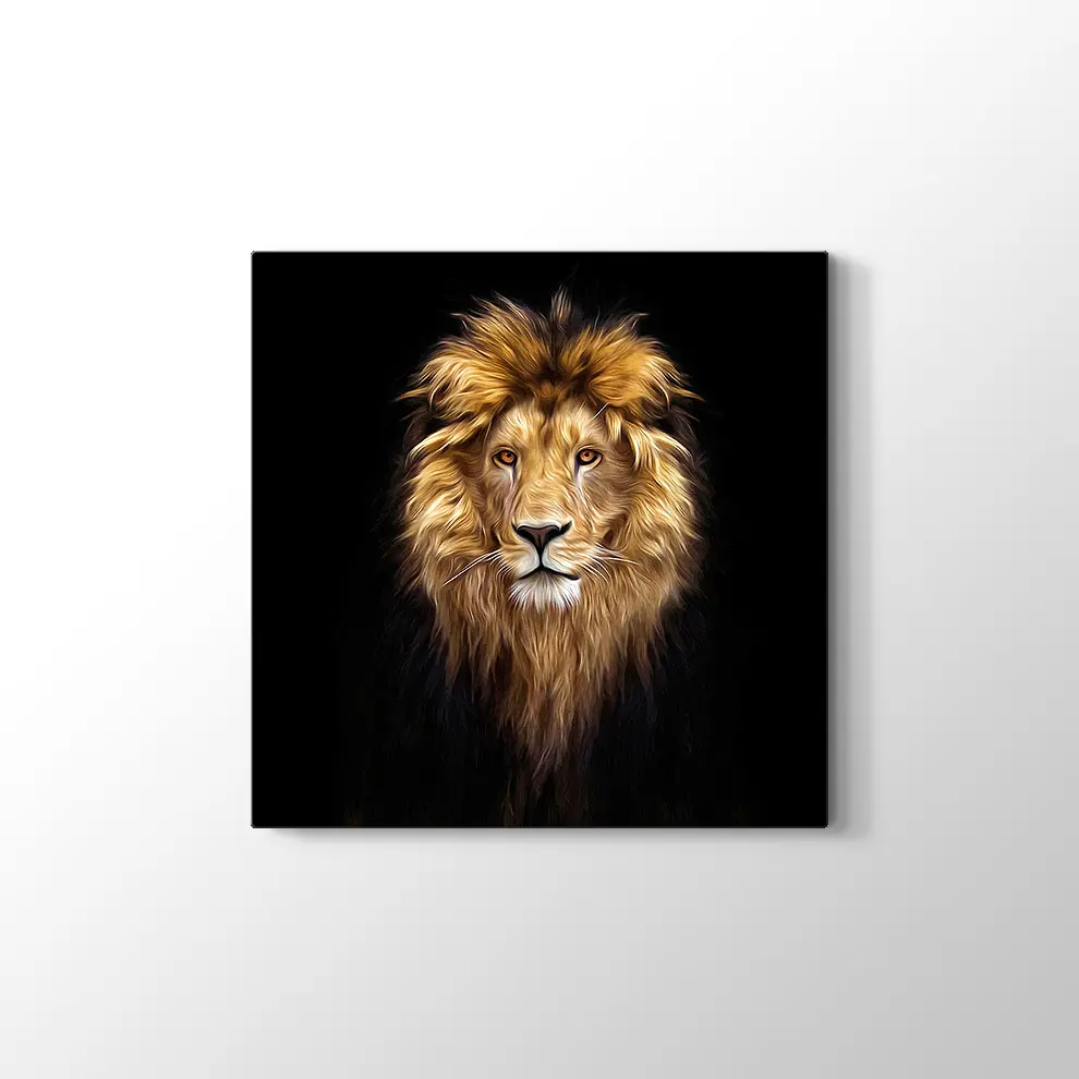 Aslan Kanvas Tablo