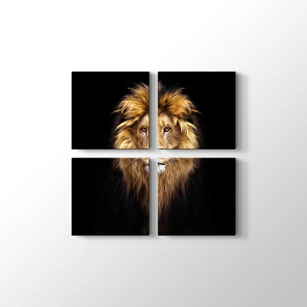 Aslan Kanvas Tablo