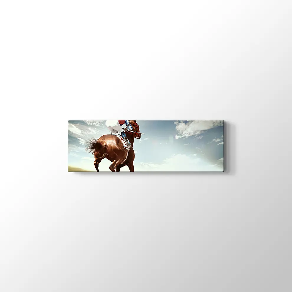 At ve Jokey Kanvas Tablo