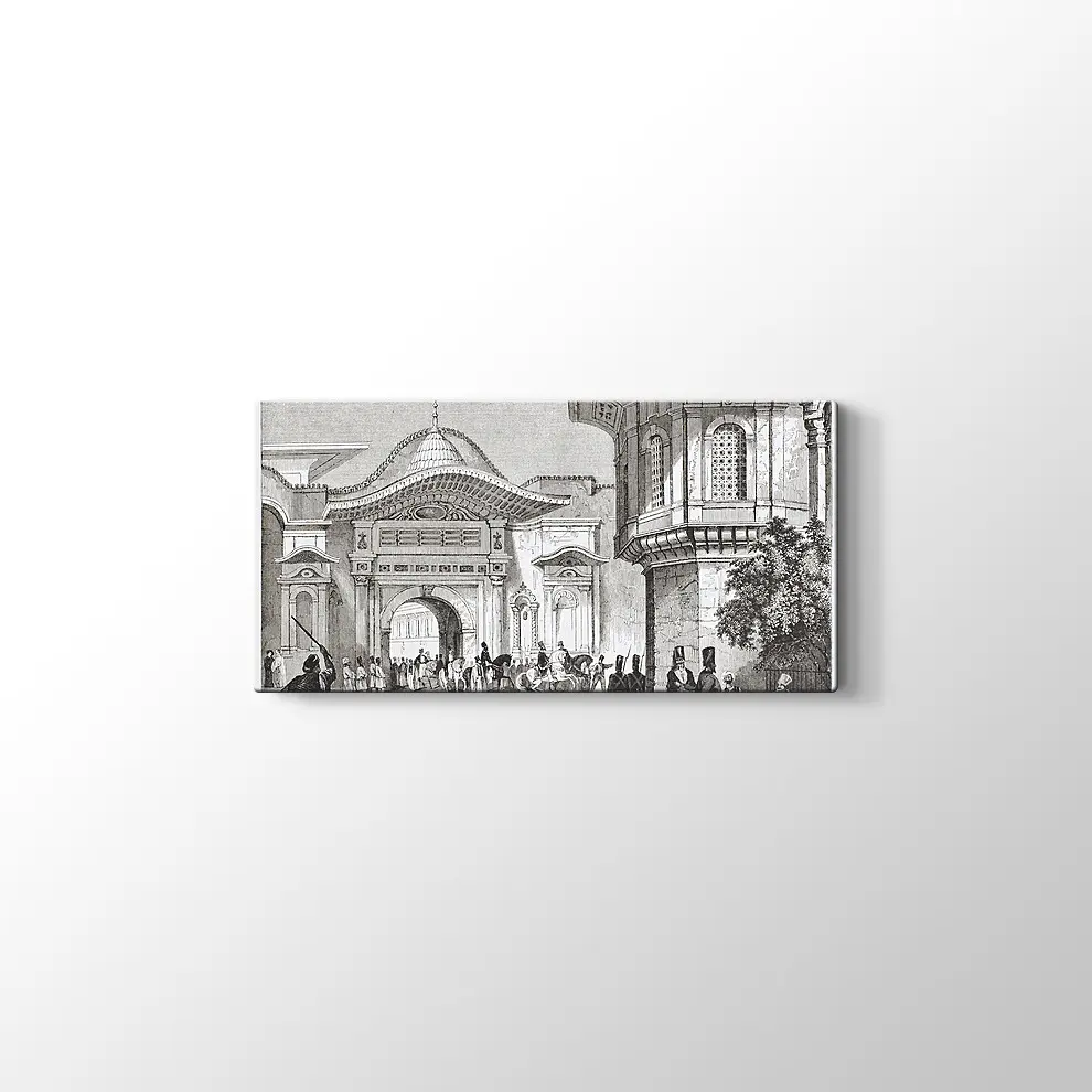 Eski İstanbul Kanvas Tablo