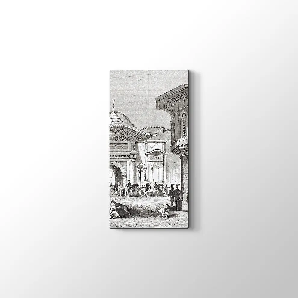 Eski İstanbul Kanvas Tablo