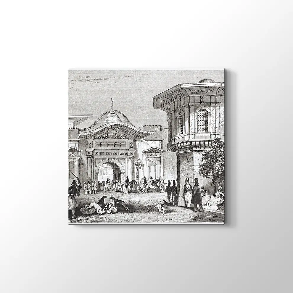 Eski İstanbul Kanvas Tablo