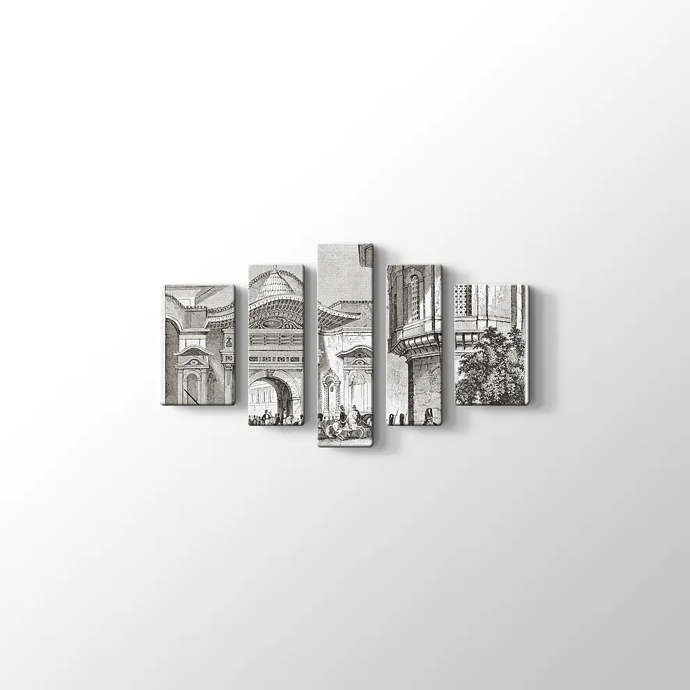 Eski İstanbul Kanvas Tablo