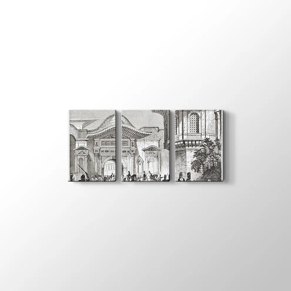 Eski İstanbul Kanvas Tablo