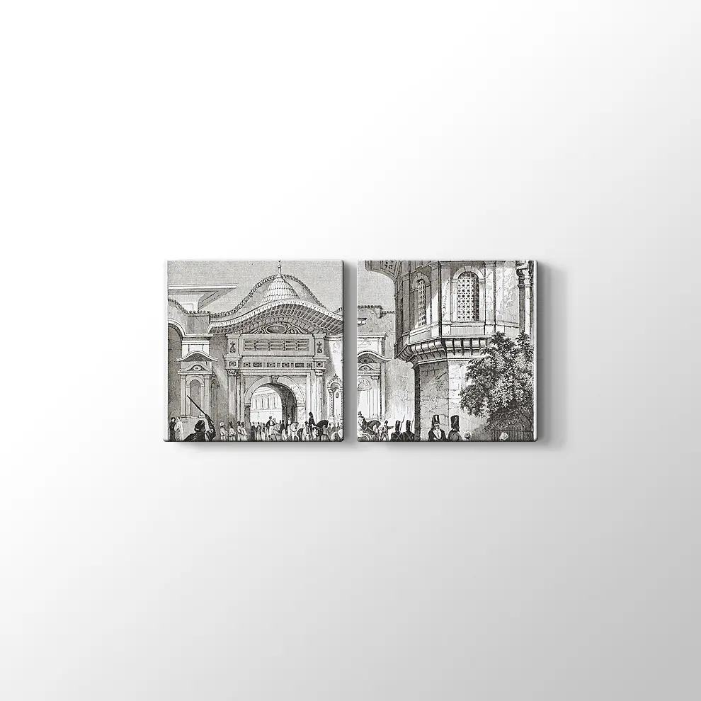 Eski İstanbul Kanvas Tablo