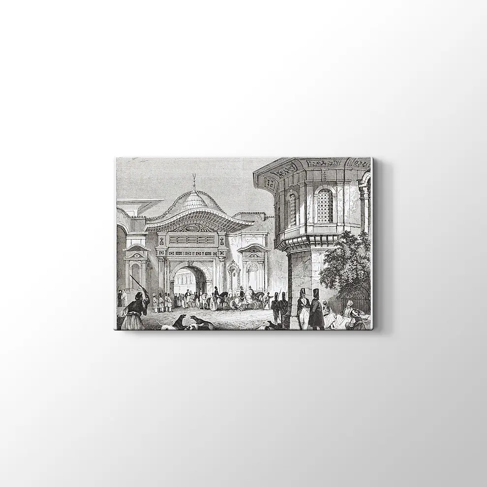 Eski İstanbul Kanvas Tablo